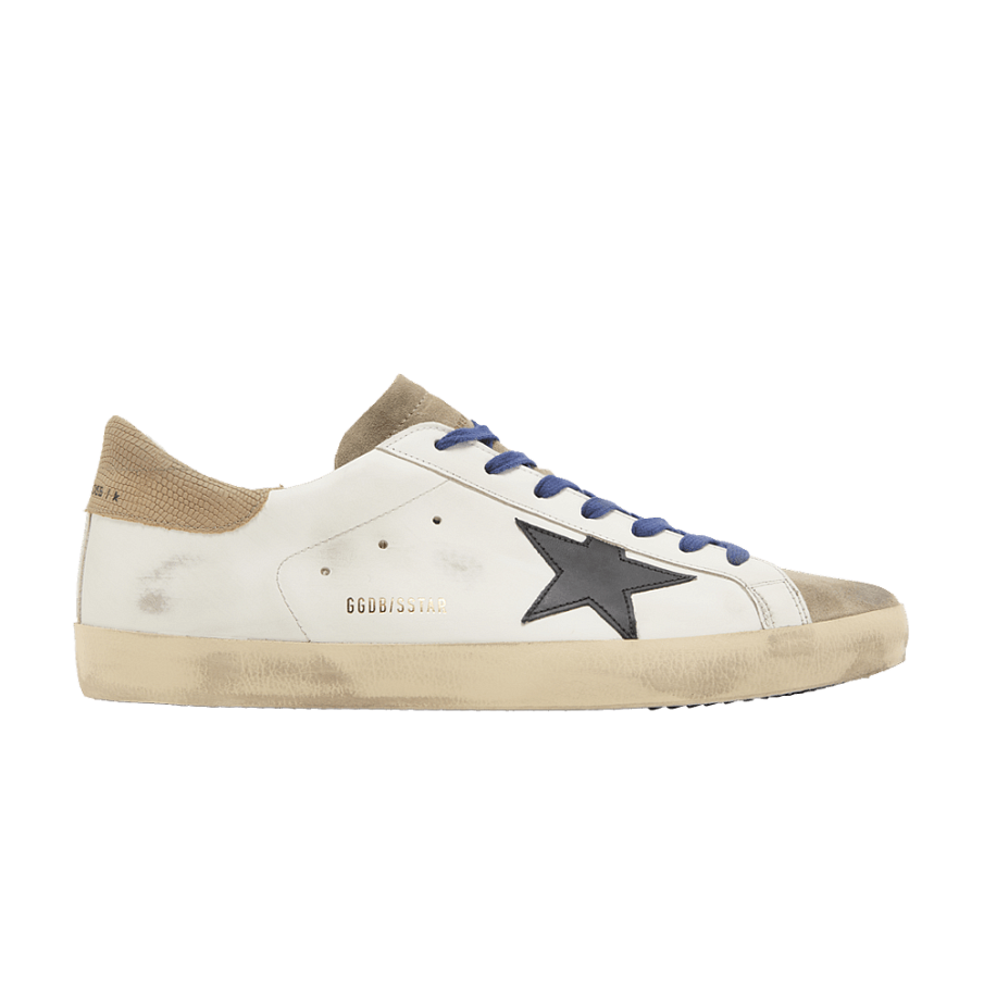 Фото № 1 с приближением к товару «‎Golden Goose Superstar White Taupe Black»