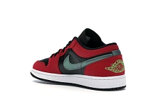 Фото № 6 с приближением к товару «‎Jordan 1 Low Black Green Pulse Gym Red»