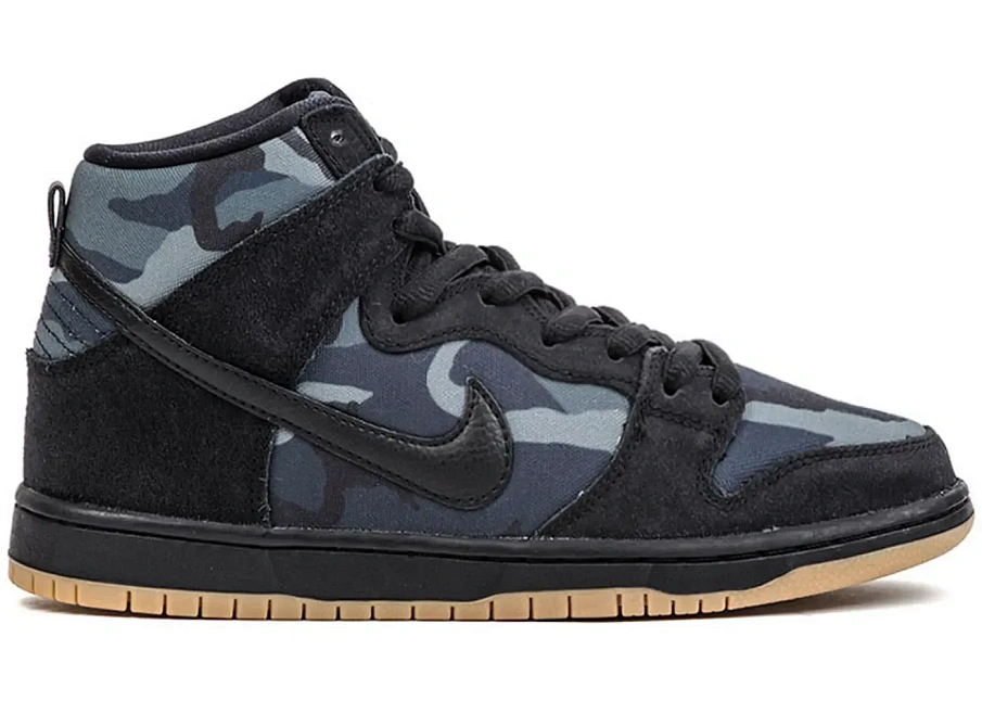 Фото № 1 с приближением к товару «‎Nike SB Dunk High Obsidian Camo»