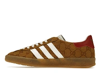 Фото № 5 с приближением к товару «‎adidas Gazelle Gucci Original GG Beige Brown »