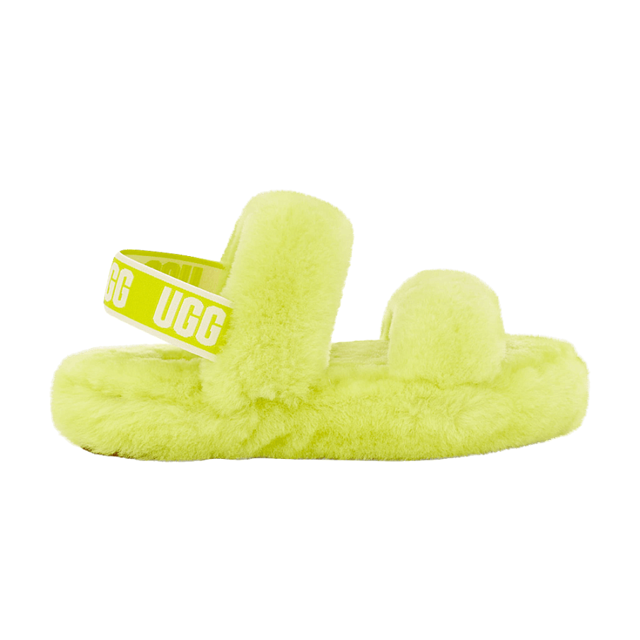 Фото № 1 с приближением к товару «‎UGG Oh Yeah Slide Kids Sulfur»