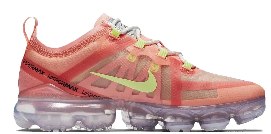 Фото № 1 с приближением к товару «‎Nike Air VaporMax 2019 Pink Tint Barely Volt »