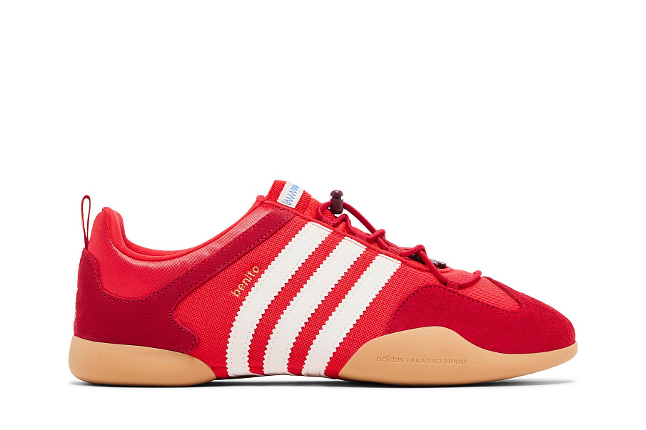 Фото № 2 с приближением к товару «‎Bad Bunny x adidas Ballerina Vivid Red»