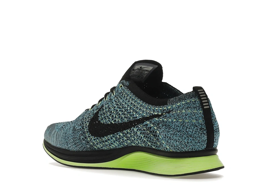 Фото № 6 с приближением к товару «‎Nike Flyknit Racer Blue Gecko»