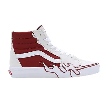 Vans Sk8-Hi Flame - White Tawny Port - 1