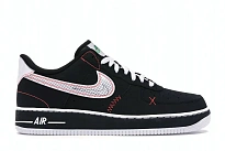 Фото № 1 с приближением к товару «‎Nike Air Force 1 Low Schematic Black White Bright Crimson»