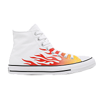 Фото № 1 с приближением к товару «‎Converse Chuck Taylor All Star High Archive Print - White Flame»