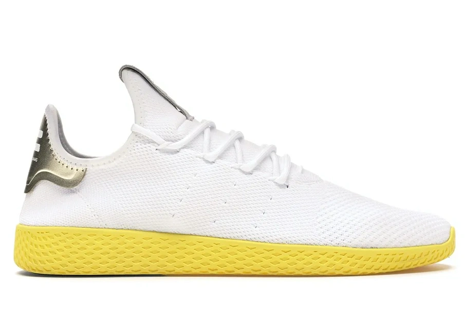 Фото № 1 с приближением к товару «‎adidas Tennis HU Pharrell White Yellow»