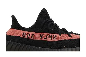 adidas Mens Yeezy Boost 350 V2 Red 2023 - 3