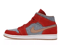 Фото № 5 с приближением к товару «‎Jordan 1 Mid Denim Red»