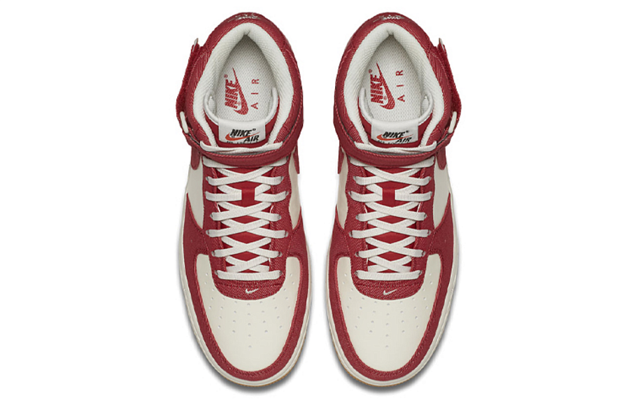 Фото № 4 с приближением к товару «‎Nike Air Force 1 Mid Red»