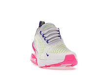 Фото № 4 с приближением к товару «‎Nike Air Max 270 White Volt Pink Blast Indigo »