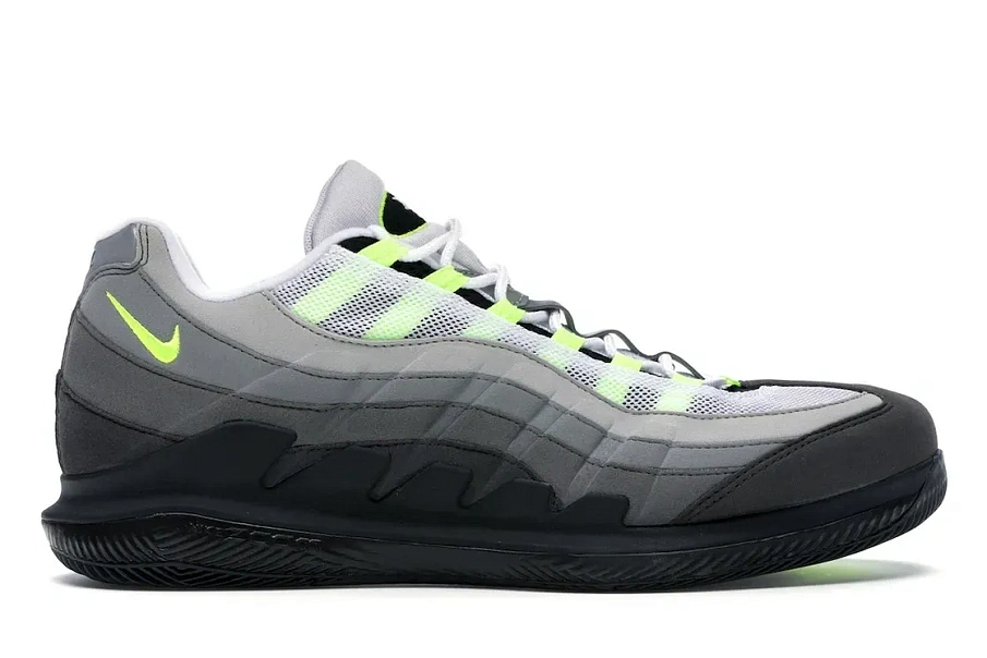 Фото № 1 с приближением к товару «‎Nike Court Vapor RF Air Max 95 Neon»