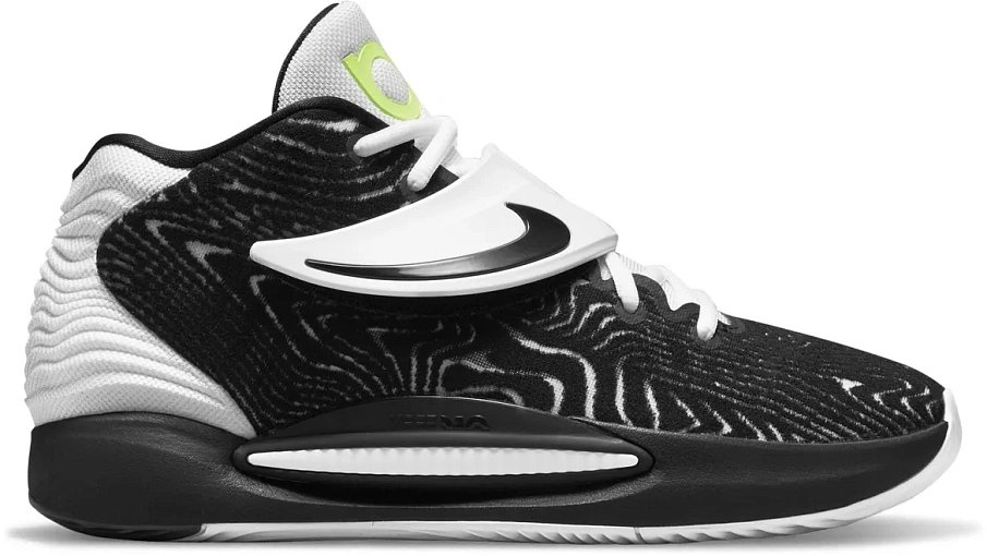 Фото № 1 с приближением к товару «‎Nike KD 14 TB Black White Volt»