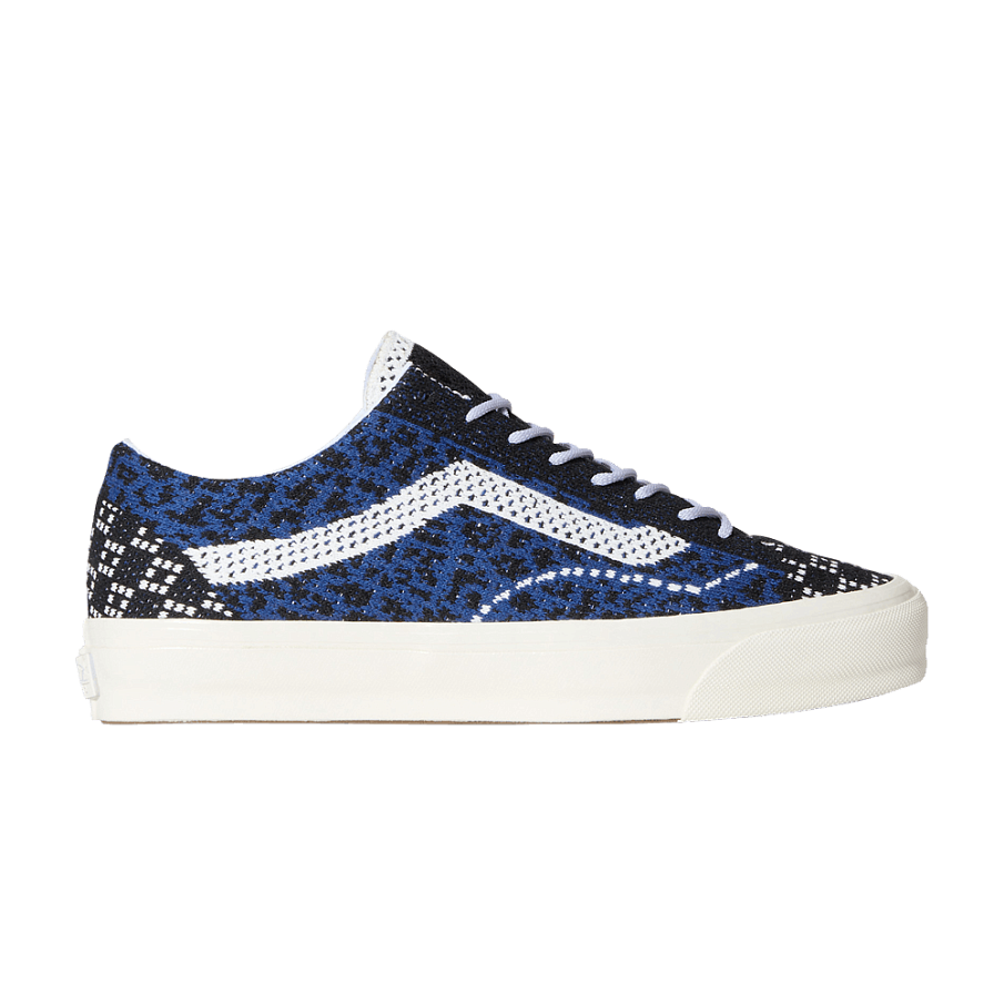 Фото № 1 с приближением к товару «‎Vans Premium Old Skool Knit Pack - Cheetah Navy Blue»