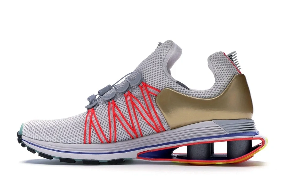 Фото № 5 с приближением к товару «‎Nike Shox Gravity Vast Grey Metallic Gold»