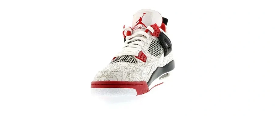 Фото № 2 с приближением к товару «‎Jordan 4 Retro White Laser»