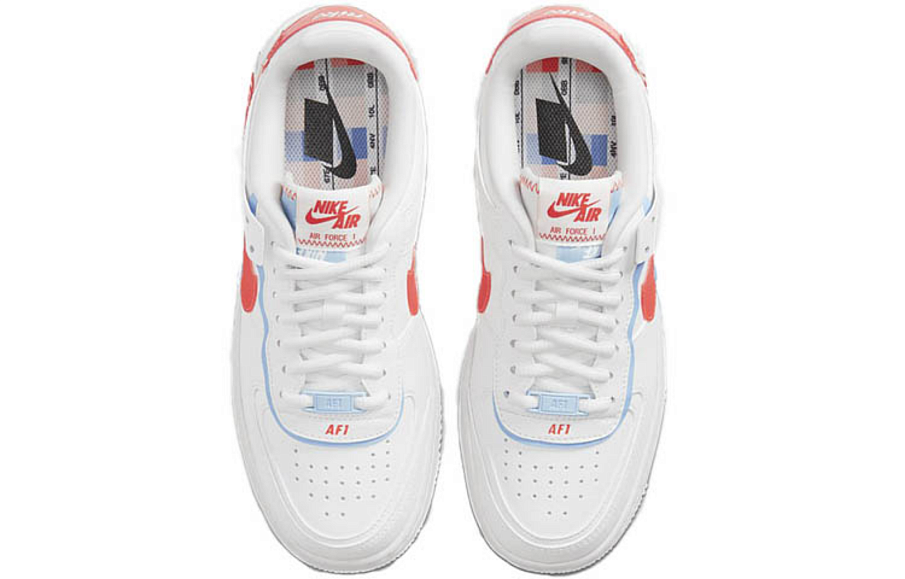 Фото № 4 с приближением к товару «‎Nike Air Force 1 Shadow SE Team Orange Blue»