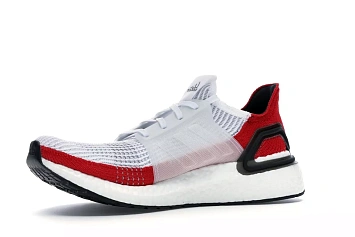 adidas Ultra Boost 19 White Scarlet - 5