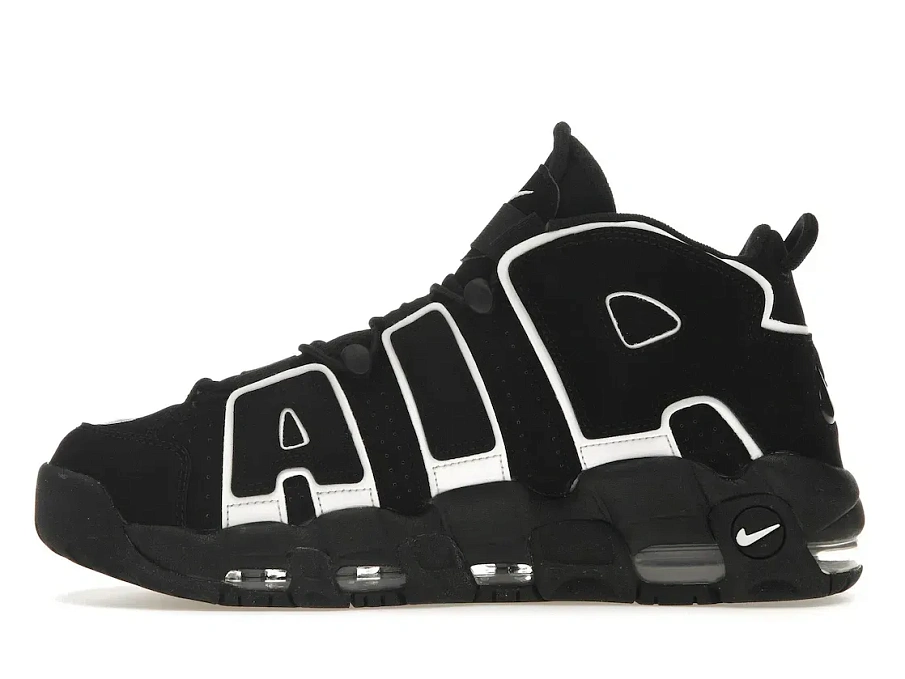Фото № 3 с приближением к товару «‎Nike Air More Uptempo 96 Black White (2023)»