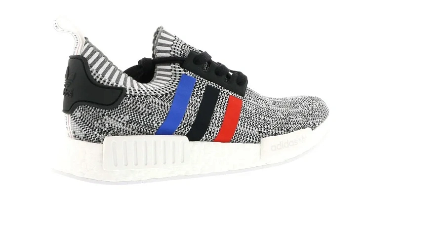Фото № 5 с приближением к товару «‎adidas NMD R1 Tri Color Stripes White»