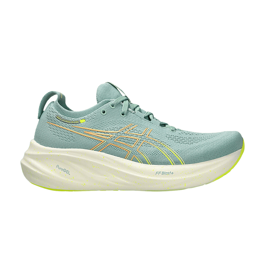 Фото № 1 с приближением к товару «‎Asics Women's Gel Nimbus 26 Wide Light Celadon»