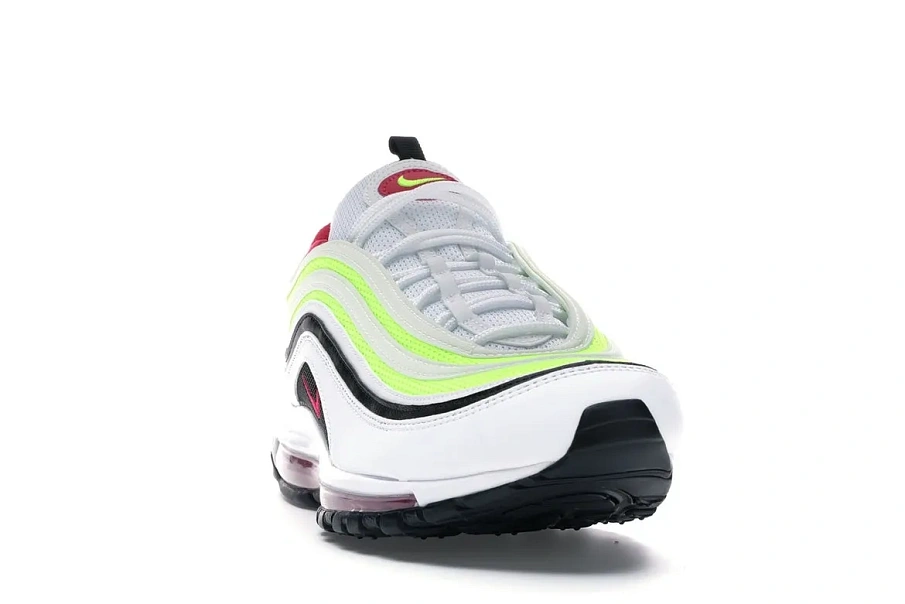 Фото № 3 с приближением к товару «‎Nike Air Max 97 White Black Volt Rush Pink»