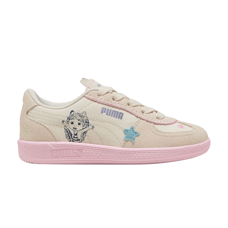 Фото № 1 с приближением к товару «‎Gabbys Dollhouse x Puma Palermo Little Kid Alpine Snow Pearl Pink»