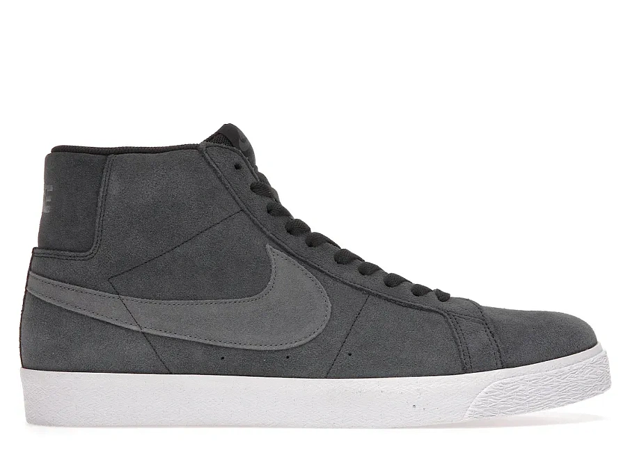 Фото № 1 с приближением к товару «‎Nike SB Zoom Blazer Mid Black Wolf Grey»