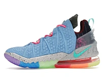 Фото № 3 с приближением к товару «‎Nike LeBron 18 Best of 1-9 Light Blue»