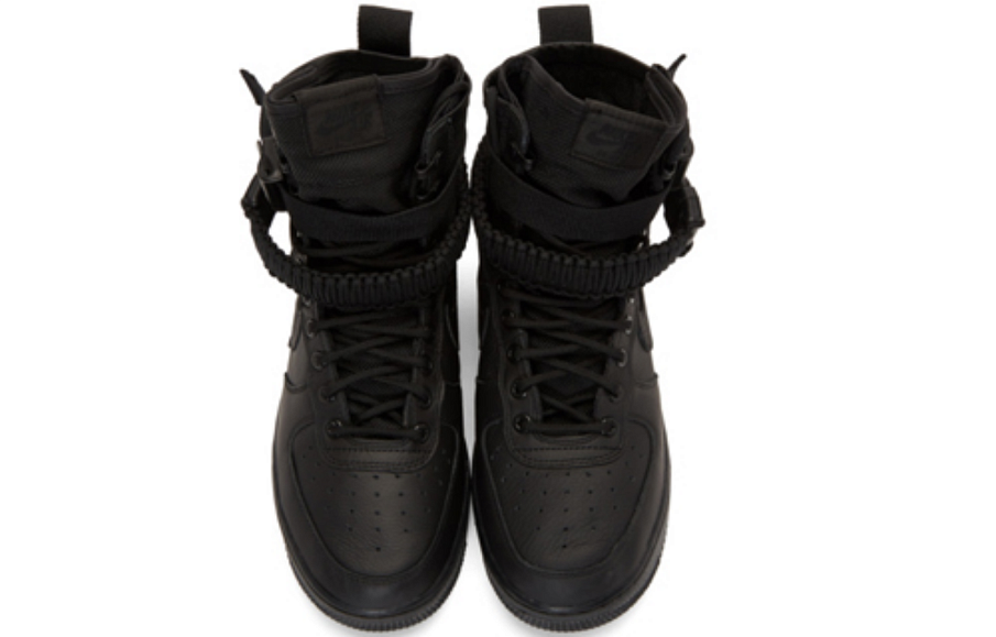 Фото № 3 с приближением к товару «‎Nike SF Air Force 1 High Triple Black (W)»