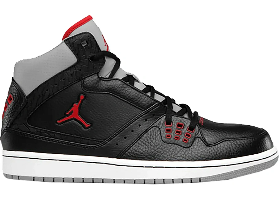 Фото № 1 с приближением к товару «‎Jordan 1 Flight Black Red Cement»
