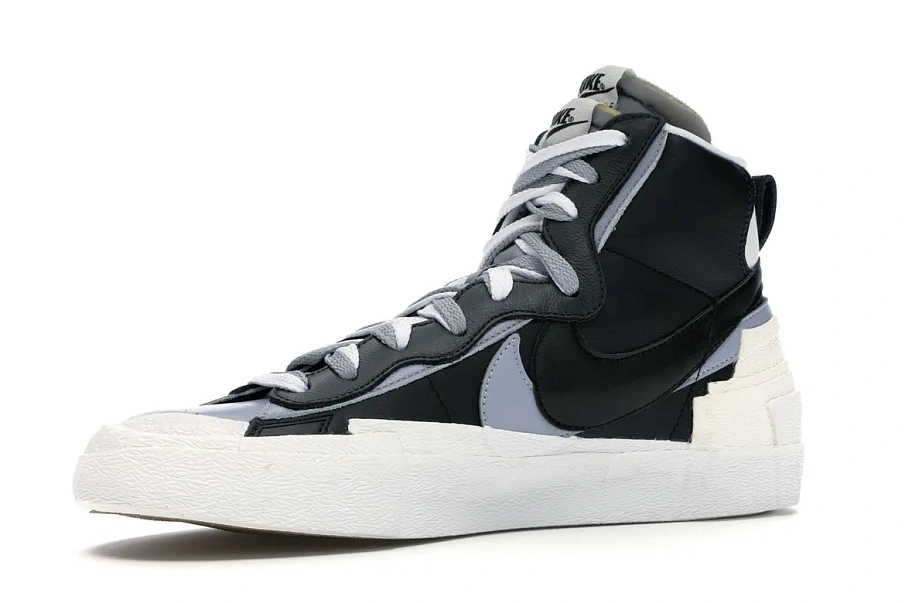 Фото № 2 с приближением к товару «‎Nike Blazer Mid sacai Black Grey»