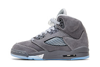 Фото № 4 с приближением к товару «‎Air Jordan 5 Retro GS Wolf Grey 2026»