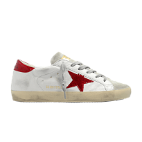 Фото № 1 с приближением к товару «‎Golden Goose Women's Superstar White Red Ice»