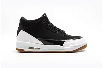 Фото № 1 с приближением к товару «‎Jordan 3 Retro Black White Gum »