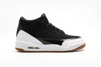 Jordan 3 Retro Black White Gum 