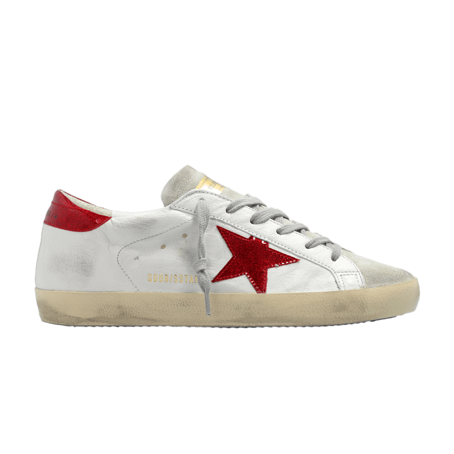 Фото № 1 с приближением к товару «‎Golden Goose Women's Superstar White Red Ice»