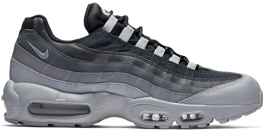 Фото № 1 с приближением к товару «‎Nike Air Max 95 Wolf Grey Cool Grey Dark Grey»