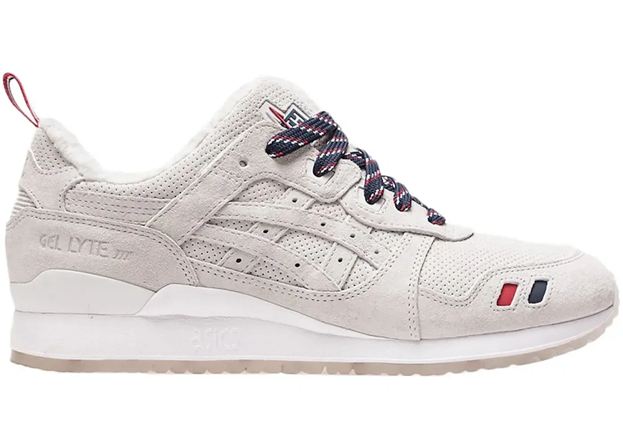 Фото № 1 с приближением к товару «‎ASICS Gel-Lyte III Kith x Moncler Cream»