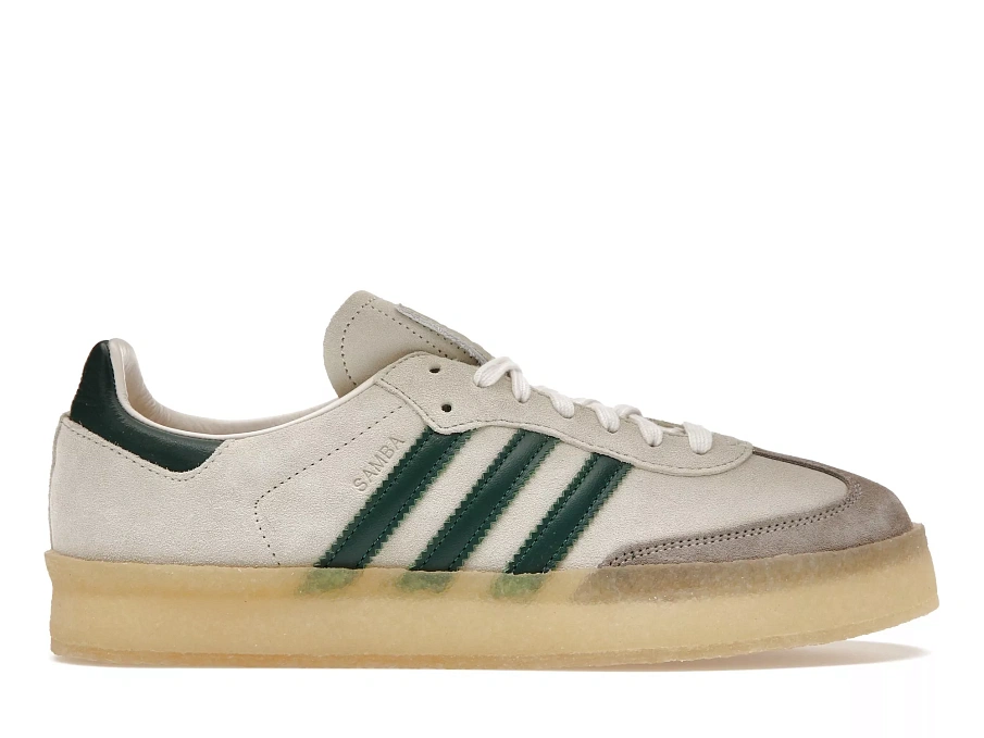 Фото № 1 с приближением к товару «‎adidas Clarks 8th Street Samba by Ronnie Fieg Chalk White Green»