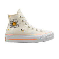 Фото № 1 с приближением к товару «‎Converse Women's Chuck Taylor All Star Lift Platform High Floral Embroidery»