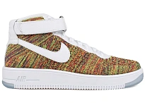 Фото № 1 с приближением к товару «‎Nike Air Force 1 Mid Flyknit Multi-Color White»
