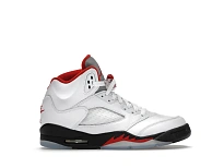 Фото № 1 с приближением к товару «‎Jordan 5 Retro Fire Red Silver Tongue (2020) »