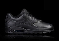 Фото № 1 с приближением к товару «‎Nike Air Max 90 Leather Black»