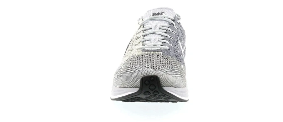 Фото № 4 с приближением к товару «‎Nike Flyknit Racer Pure Platinum»