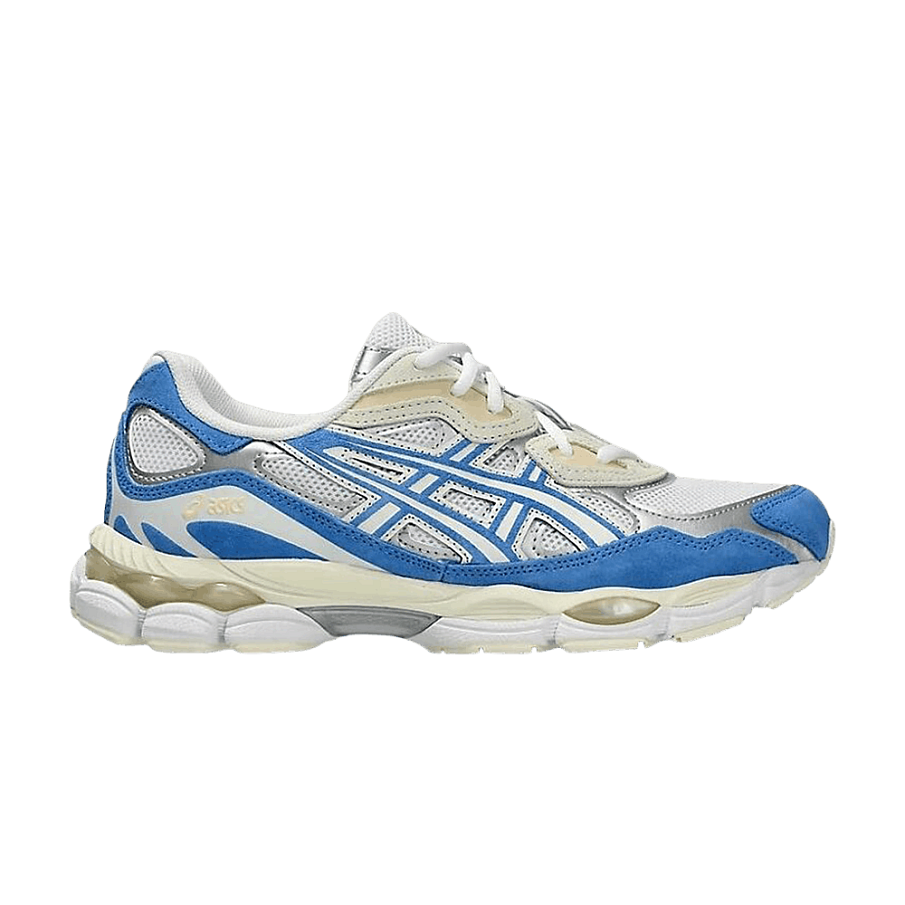 Фото № 1 с приближением к товару «‎ASICS Gel NYC White Blue Coast»