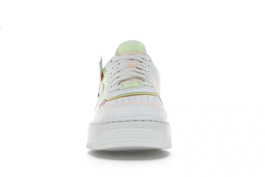 Фото № 2 с приближением к товару «‎Nike Air Force 1 Low Shadow Summit White Barely Volt Crimson Tint »
