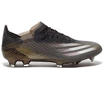 Фото № 1 с приближением к товару «‎adidas X Ghosted.1 FG Black Metallic Gold Melange»