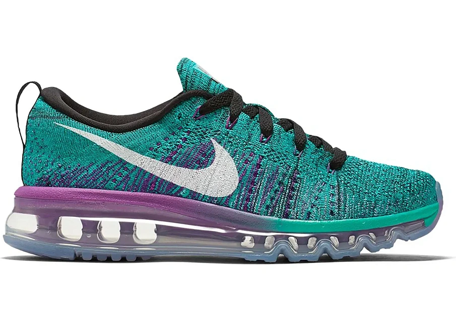 Фото № 1 с приближением к товару «‎Nike Flyknit Max Clear Jade Hyper Violet »